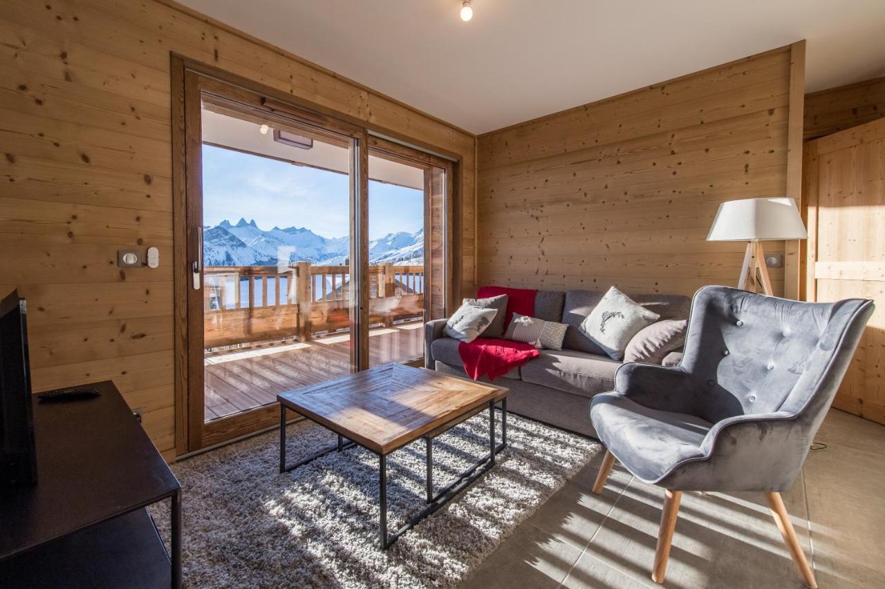 Odyssee Arc02 Appartement Sur Les Pistes Avec Vue Panoramique Fontcouverte-la-Toussuire Exteriér fotografie